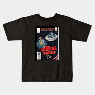 CRITICAL STATUS - Earth Wellness Check Kids T-Shirt